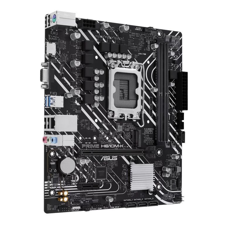 Board ASUS PRIME H610M-K | LGA 1700 Micro-ATX | DDR5 - Imagen 2