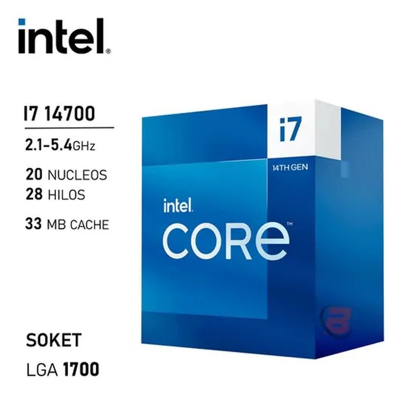 Procesador Intel Core i7-14700 | LGA 1700 | 20 núcleos
