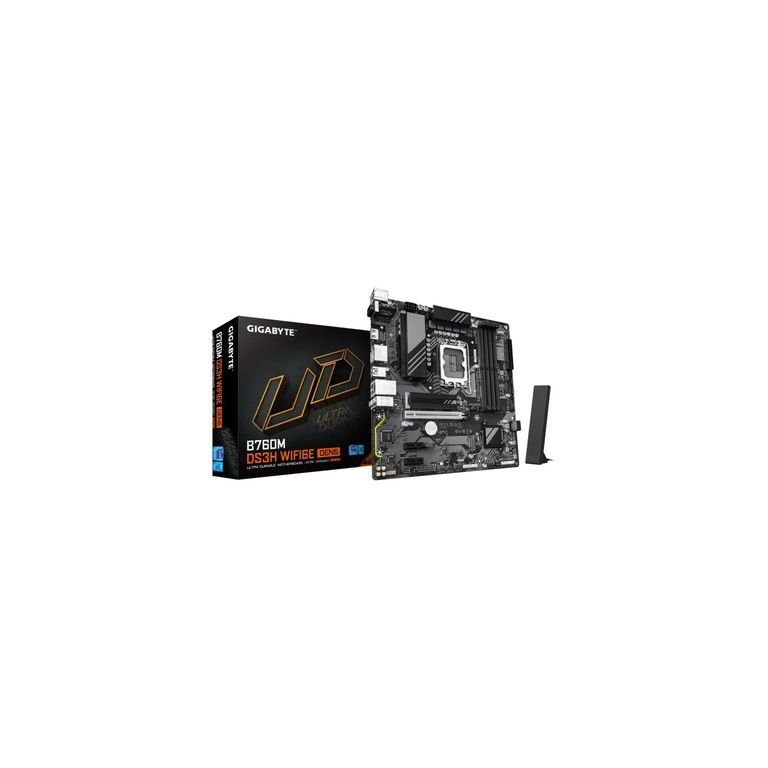 Board GIGABYTE B760M DS3H WIFI6E | LGA 1700 Micro-ATX | DDR5 - Imagen 2