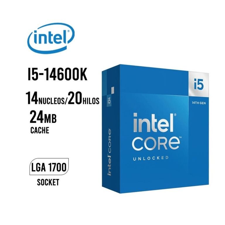 Procesador Intel Core i5-14600K | LGA 1700 | 14 núcleos | Desbloqueado