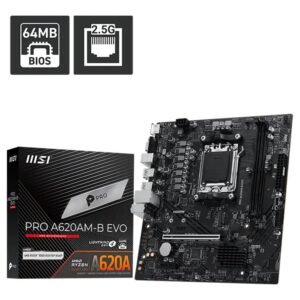 Board MSI PRO A620AM-B EVO | AM5 Micro-ATX | DDR5