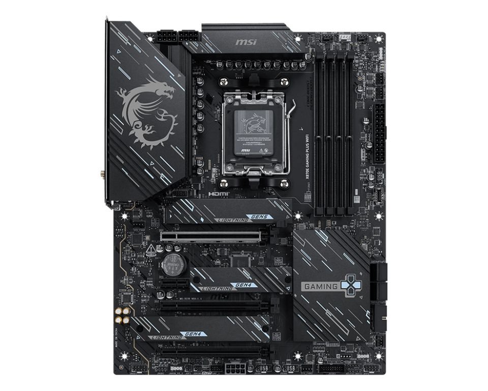 Board MSI X870E GAMING PLUS WIFI | AM5 ATX | DDR5 | PCIe 5.0 - Imagen 2