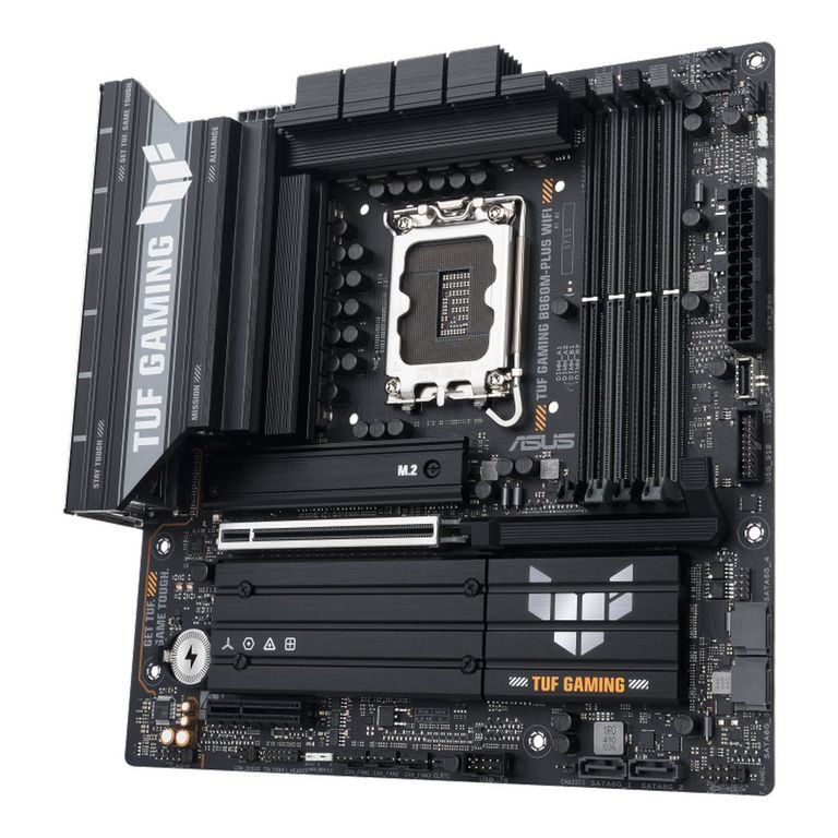 Board ASUS TUF GAMING B860M-PLUS WIFI | LGA 1851 Micro-ATX | DDR5 | PCIe 5.0 - Imagen 2
