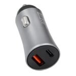 Cargador para Carro Unitec USB + tipo C 22W
