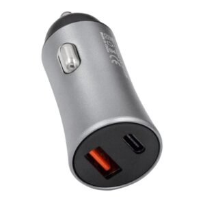 Cargador para Carro Unitec USB + tipo C 22W