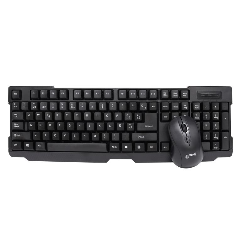 Combo Teclado y Mouse Inalámbrico Basik BSK-02 - Imagen 2