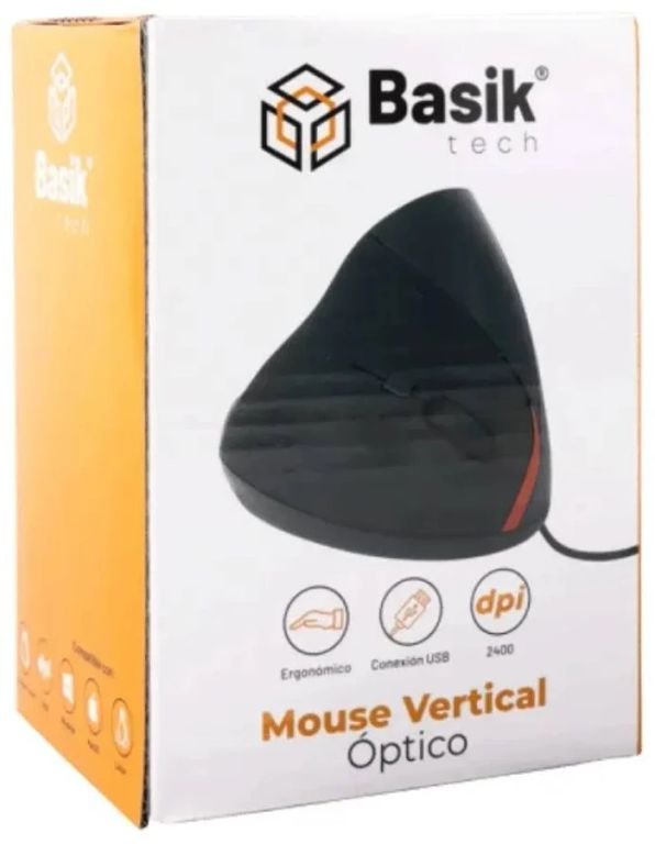 Mouse Alámbrico Vertical Basik BSK-VERT