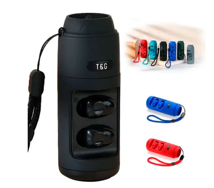 Parlante Inalámbrico + Audífonos T&G TG806