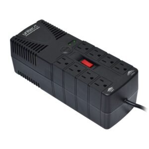 Regulador de Voltaje 1200 Unitec 8 Tomas U-1200