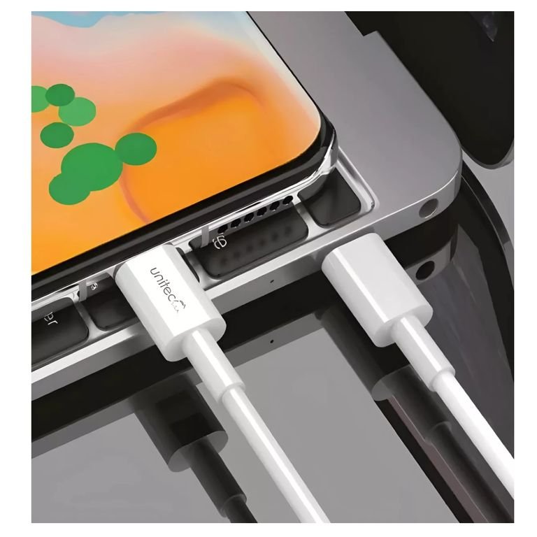 Cable tipo C a tipo C Unitec 6A 1M CBL-812 - Imagen 2