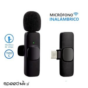 Micrófono de Solapa Inalámbrico Speedsong | Tipo C