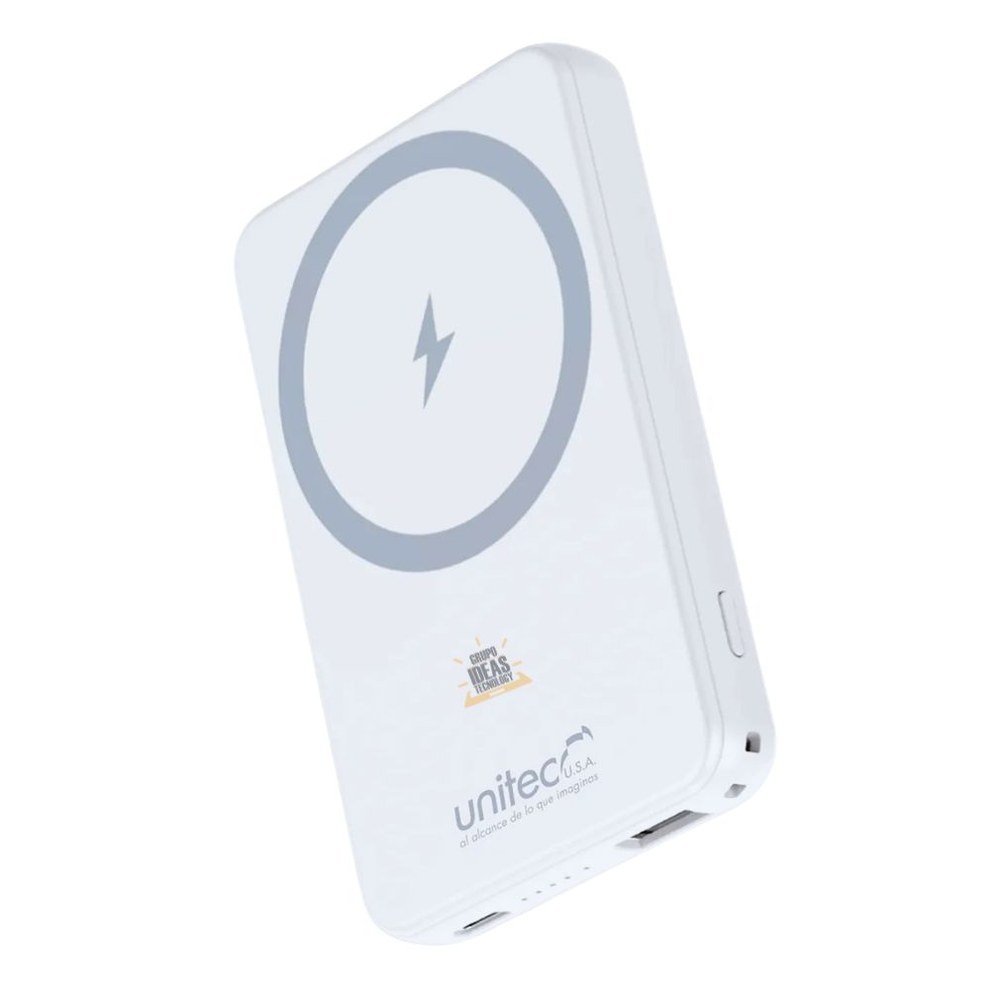 Power Bank Magnético Unitec 5000 mAh | 20W Carga Rápida