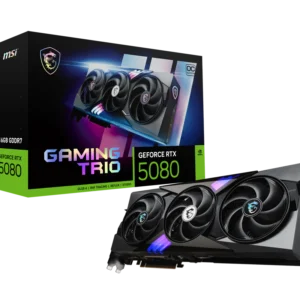 Tarjeta Gráfica MSI GeForce RTX 5080 GAMING TRIO OC | 16GB GDDR7