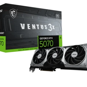 Tarjeta Gráfica MSI GeForce RTX 5070 VENTUS 3X OC | 12GB GDDR7