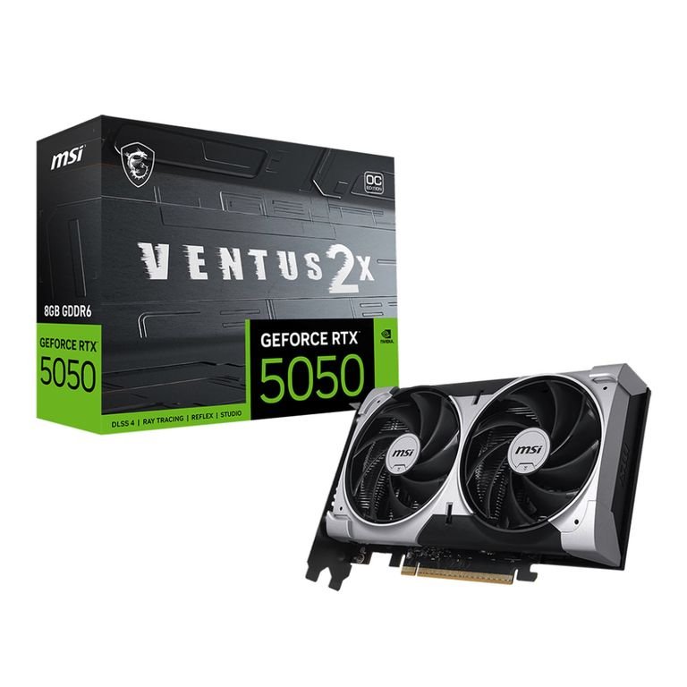Tarjeta Gráfica MSI GeForce RTX 5050 VENTUS 2X OC | 8GB GDDR6 - Imagen 5
